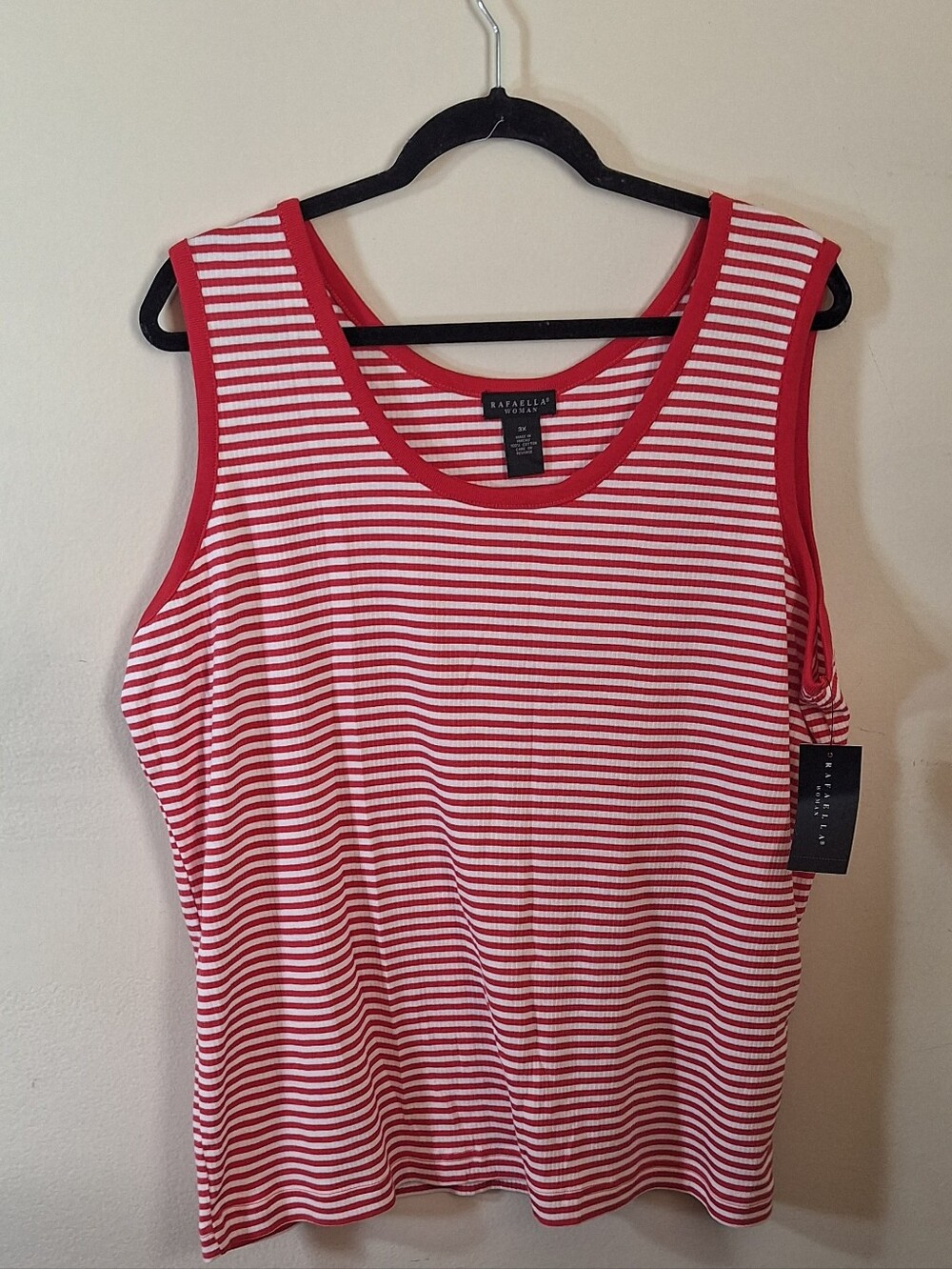 NWT Rafaella Ribbed Tank (Runs Small) - Picture 3 of 6